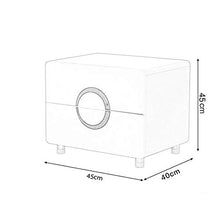AINIYF Comodino con 2 cassetti Tavolino Comodino unità di archiviazione for la casa Comodino Lampada Scrivania for Camera da Letto Bianco (Color : Ivory White)