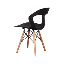 Sedie da pranzo Set di 6 Sedie da ufficio per sala da pranzo Soggiorno Cucina Sedie da toeletta con schienale alto per camera da letto (Black E6)
