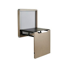 Sedia pieghevole Ingresso domestico Sedia pieghevole Sostituzione scarpe Sedia pieghevole Sgabello per scarpe invisibile pieghevole a parete Sgabello per doccia da bagno Materiale in alluminio
