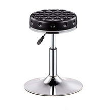 LF- Bar Stool Bar Stool Moda Creativa Bar Chair Casa Schienale Alto Seggiovia Bar Stool Rotante ad Alta Sgabello Sgabello Colazione Ristorante Ascensore Sgabello semplicità (Color : Black)