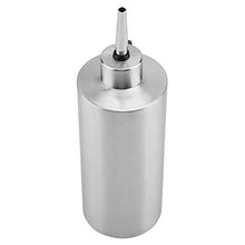 Rockyin 550ml in Acciaio Inox Olio Aceto Bottiglia di Salsa Accessori Dispenser Container Casa Cucina (A)