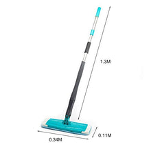 SSAYY Spray Mop Mop Rotante A Rotazione A 360 Gradi Mop Rotante Auto-Stridente Riutilizzabile Piatti Mop Pulizia del Pavimento Dura Mop Secchio Facile Pulitore per Mop in Microfibra