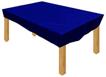 YULIAN kbAcquisto Pirate Copertura Giardino Premio Copertura di mobili da Esterno Tavolo e Sedia Polvere 145x100x15 cm Patio Coperto Impermeabile 600D Oxford Tessuto Blu Scuro