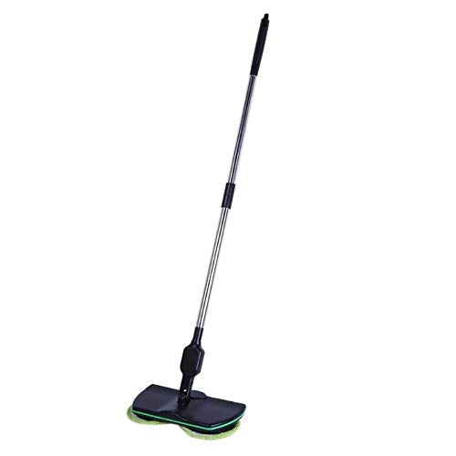 SSAYY Spray Mop Spazzatrice Elettrica Senza Cordone Addebitabile degli Strumenti di Pulizia della Famiglia della Spazzatrice di Spinta della Mano di Zazzera dell'Acciaio Inossidabile