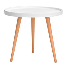 TONG HXF- Piccolo tavolino in Legno 50 * 50 * 45cm mobili arredati Soggiorno Balcone casa e Ufficio Tavolo Durevole (Color : White, Size : 50 * 50 * 45cm)