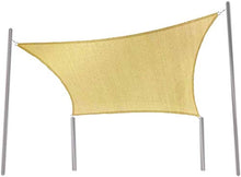 KANULAN Tenda da Sole a Vela Tenda da Sole Rettangolare Tettoia, Blocco UV HDPE Impermeabile, Traspirante, termoisolante per mobili da Giardino, attività all'aperto, pergolatoparavento da Esterno