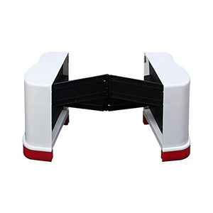 Mobili per la casa e Giardino Bagno di plastica Sgabello/Toilette da Bagno Sgabello da accovacciare/Poggiapiedi per Adulto/Ottomano Domestico, Max. kg Pesante Ottomani da Cucina (Colore : Red)