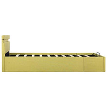 SKM Giroletto Idraulico con Contenitore LED Lime Tessuto 100x200cm