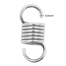 Aoneky Molla Gancio di Tensione per Boxe, Amaca, Carico Massimo 100KG - Molla di Prolunga Antirumore per Sacco Boxe, Dedile per Amaca, Sedia Sospesa(Molla 1)