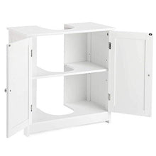 Turefans Mobile lavabo, Mobile sottolavello Bagno, Mobile Bagno, MDF, 60 * 16 * 58 cm