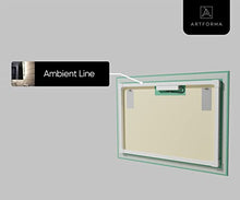 FORAM Personalizza Controluce specchio per bagno con luce LED - 100x60cm - su Misura - moderno specchi con illuminazione, retroilluminato L01