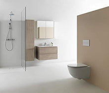 Laufen PRO S Set, lavabo, 1 Foro per Rubinetto, sfioratore, incl. mobiletto, 2 cassetti, 1000x500mm, colorazione: wenge - H8619654231041