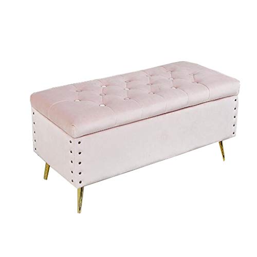 LXESWM Pouf Panca Ottomana Ottomano Panca poggiapiedi Pieghevole Imbottito Trapuntato Bagagli con la Copertura, for Soggiorno Camera da Letto (Colore : I, Size : 80cm)