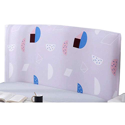 Copri Testata Letto per Matrimoniale Queen Elastico Fodera per Testiera Letto Testiera in Legno/Pelle Copertura per Protezione Coperchio per Decorazione Schienale,P-HeadboardLength：200-220cm