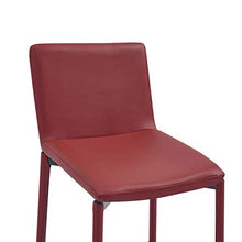 Tidyard 3 pz Set da Bar Moderno in MDF Acciaio e Similpelle,Set Tavolo e Sedie da Bar Moderni,Set Tavolo e Sedie da Cucina Moderni,Set Tavolo Rotondo/Quadrato e 2 Sedie Sgabelli con Schiena da Bar