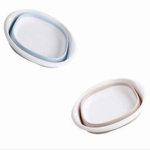 Fangfang Bacino di Acqua Creativo Pieghevole Lavabo Appendibile economia di Spazio Durevole Benna Portatile Ispessimento bagni a casa di Viaggio di Lavaggio (Color : Pink White S)