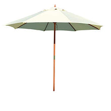 Parasol YXLZ Ombrellone in Legno Idrorepellente Ombrellone da Giardino terrazza Patio Crema