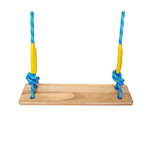 Amaca da giardino all'aperto Altalena in legno for adulti bambini e adolescenti Classic Seat Swing di alta qualità corda di nylon Adatto for parco giochi all'aperto cortile interno Capacità 300kg Swin