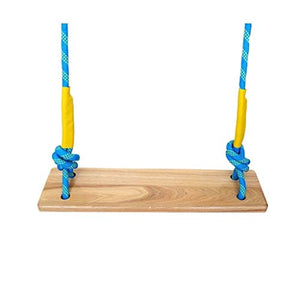 Amaca da giardino all'aperto Altalena in legno for adulti bambini e adolescenti Classic Seat Swing di alta qualità corda di nylon Adatto for parco giochi all'aperto cortile interno Capacità 300kg Swin