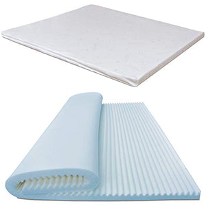 Baldiflex Emporio Correttore Materasso Matrimoniale Topper Memory Fresh Wave H6 con Fodera Maxicool 180x190 cm