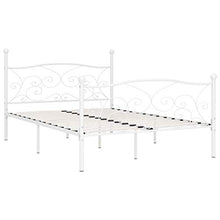 SKM Giroletto con Doghe Bianco in Metallo 140x200 cm (22kg)