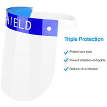PRETYZOOM 2 Pezzi di Sicurezza per Il Viso Protettivi Isolamento Protettivo Anti-Sputo Trasparente Anti-Saliva Isolamento Completo degli Occhi Facciali Bocca (Blu)