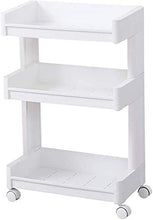 AINIYF Bagno Bagno Doccia Mensola Organizzatore Pavimento Indipendente Punch Multifunzione Cellulare Scarico in plastica da Cucina 3/4 Tier Bianco