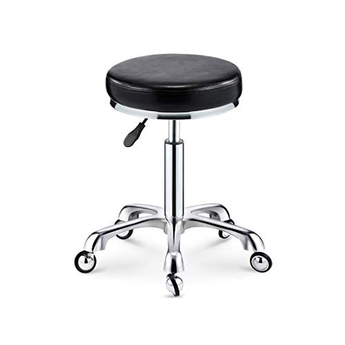 SZQ-Sgabelli da Bar Sgabelli Altezza Regolabile, Sedie Home Bar Mobili da Bar Sgabelli Studio Hotel Bar Sgabelli Metallo ruotabile Kitchen Bar Sedia da Bar (Color : Black, Size : 34 * 45-85CM)