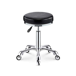 SZQ-Sgabelli da Bar Sgabelli Altezza Regolabile, Sedie Home Bar Mobili da Bar Sgabelli Studio Hotel Bar Sgabelli Metallo ruotabile Kitchen Bar Sedia da Bar (Color : Black, Size : 34 * 45-85CM)