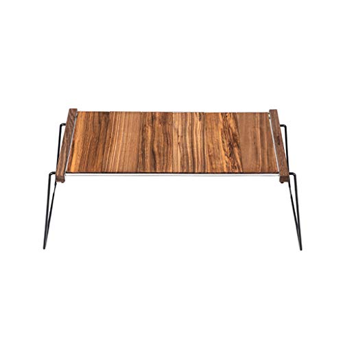 LZL Variety Frame Combinazione Tavolo Pieghevole da Esterno Camping Barbecue Tavolo da Picnic Pieghevole Portable Facile da installare Tavolino (Color : Natural)