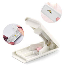 Rusisi - Portapillole da viaggio, con custodia, colore: Bianco