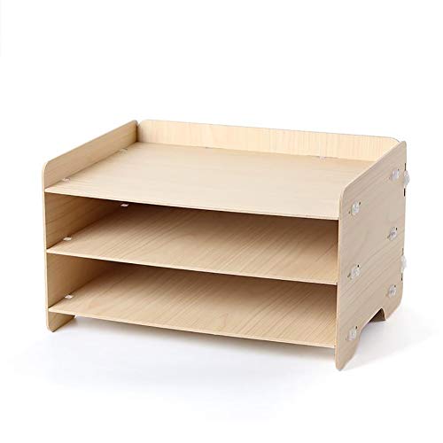 Schedario Classificatore Verticale Cartella del Desktop, Portariviste in Legno Scaffale per Cancelleria A più Piani, Forniture per Ufficio O Articoli per La Casa (Size : #10)