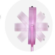 AJH Specchio ingranditore Specchio per Trucco luci, Specchio per Trucco Illuminato ingrandimento 3X, Specchio cosmetico con luci, Doppia Rotazione 360 Lucida finitu