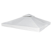 UnfadeMemory Telo Impermeabile Ricambio per Gazebo 310g/m² Bianco Crema 3x3m