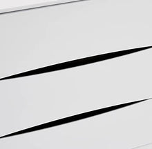Ibbe Design Cassetti Armadietto Cassettiera Bianco Nero Credenza con 6 Cassetti di Stile Moderno Scandinavo Lyon per Soggiorno Camera da Letto Corridoio, Gambe in Legno Masselo Nero