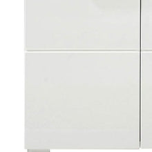 trendteam smart living Mobili, Derivato del Legno, Bianco/Bianco (Alta lucentezza), 60 x 56 x 34 cm