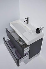 Laufen Mobiletto lavabo Kartell Running, Adatto per lavabo 810339, 2 cassetti, 880x600x450, colorazione: Grigio Ardesia - H4076080336421