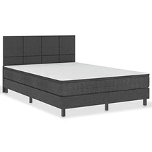 FAMIROSA Letto a Molle Grigio Scuro in Tessuto 160x200 cm-4717