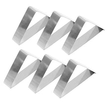 DOITOOL - 16 mollette decorative per tovaglia, 5 cm, in acciaio inox, supporto per tavolo da picnic, ideale per picnic, matrimoni, feste