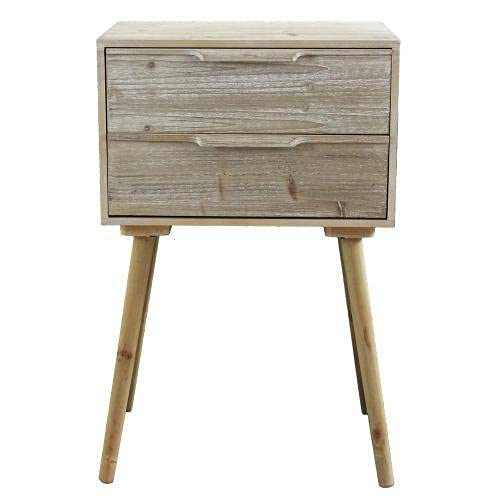 H inHouse srls Mobiletto con 2 Cassetti, Mis. 50 x 37 x 80 cm