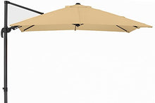 Schneider Premium - Ombrellone a piantana Rhodos Twist eco, ca. 270 x 270 cm, 8 pezzi, quadrato