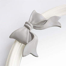 Specchio rotondo con arco per il bagno Bianco parete Vanity Specchio | Ragazza trucco Specchio Design unico Wall Décor-18 "x15.3" JoinBuy.R