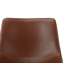 vidaXL Sgabello da Bar Marrone Chiaro in Similpelle