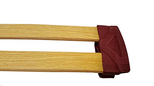 PZ 2 Coppia Listelli Curvati in Legno di Faggio - Ricambio per Doga – 3,8 X 77 X 0,8 Cm - per doga con Telaio di Larghezza 85 cm