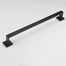 Beelee 40cm montaggio a parete Porta asciugamani, SUS304 Acciaio inossidabile, moderno Appendi Asciugamani per bagno, pittura nera, BA19901B40