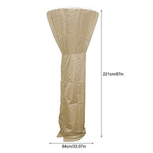 Take Fan - Copertura resistente e pratica per riscaldamento, resistente alle intemperie, impermeabile, per esterni, colore: beige
