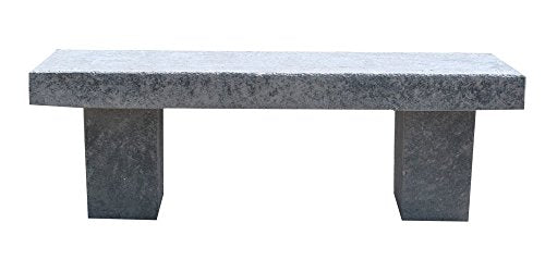 ARTISTICA GRANILLO PANCHINA in Cemento con INERTI in Pietra LAVICA 130X42 H43 CM.