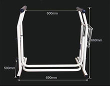 Maniglioni da Bagno Grab Bar-Shelf Vecchio Aumento Telaio di Sicurezza bracciolo, Antiscivolo Regolabile Heigh, Bagno di Sicurezza a Mano di Sostegno della Guida, Antistatico Accessori da Bagno