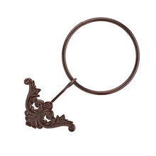 Anelli portasciugamani Iron Craft Retro Montaggio a parete Asciugaman da bagno anello Portapacchi appeso Appendiabiti per asciugamani per il bagno