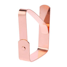 SUCHUANGUANG 4 Pezzi in Acciaio Inox Copertura tovaglia Clip Morsetto Supporto Fornitura per Picnic Party Clip Fissa Oro Rosa